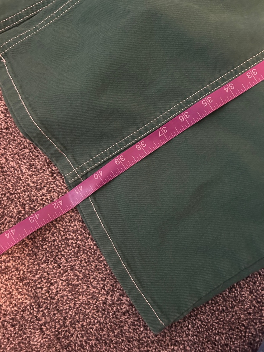 Maeve Wide leg green pants sz 32 - Picture 7 of 9